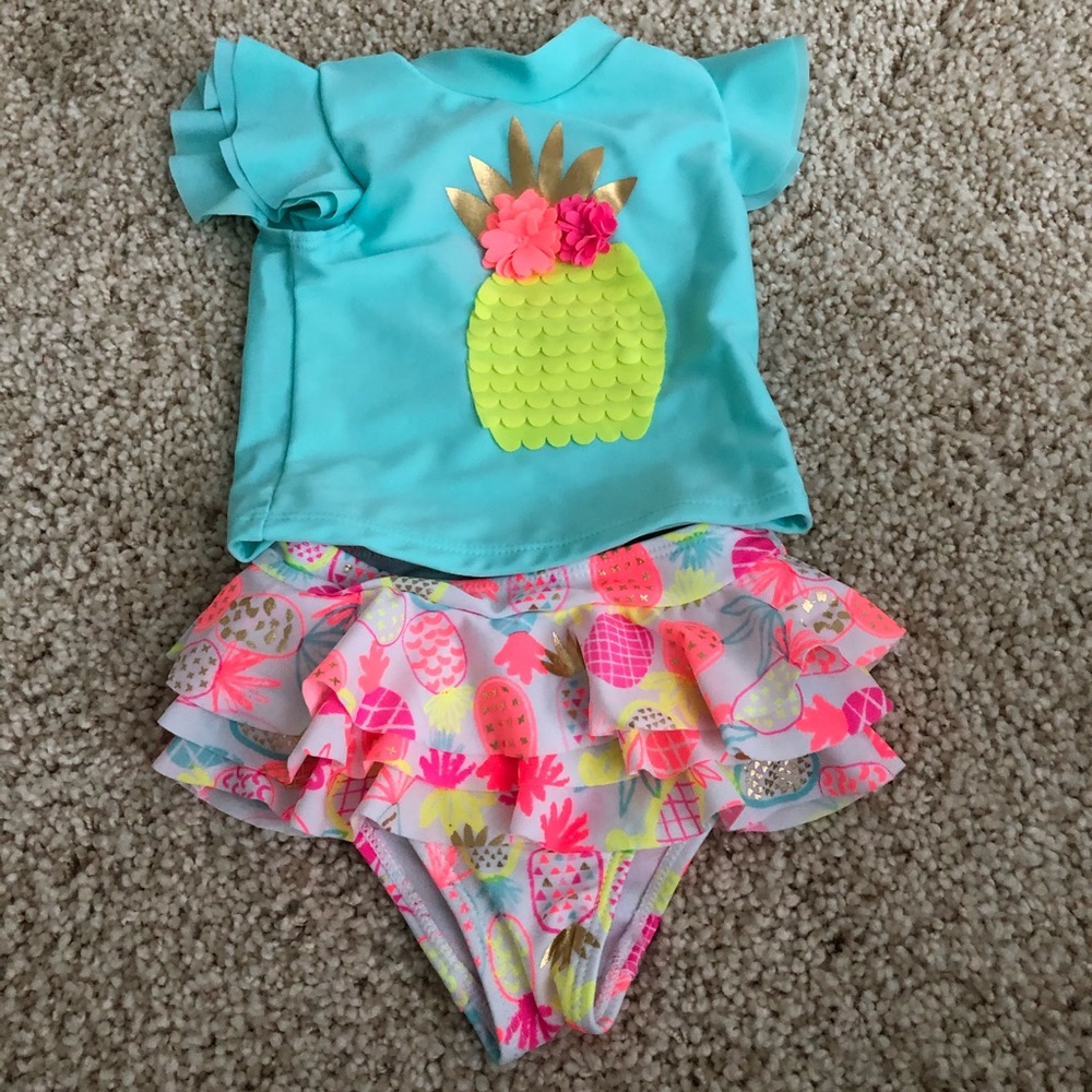 Girls two piece bathing suit